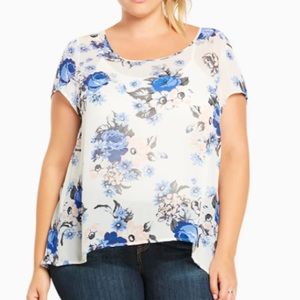 Torrid Floral Blouse